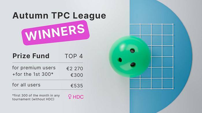 Autumn TPS League WINNERS